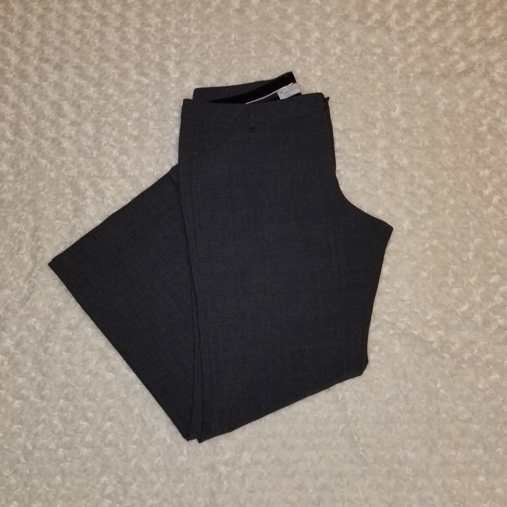 Dark Grey Wide Leg Trousers